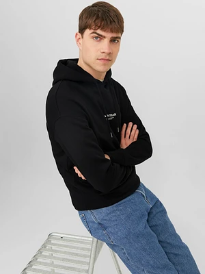 Chandail ouaté à capuchon Coupe décontractée | Jack & Jones