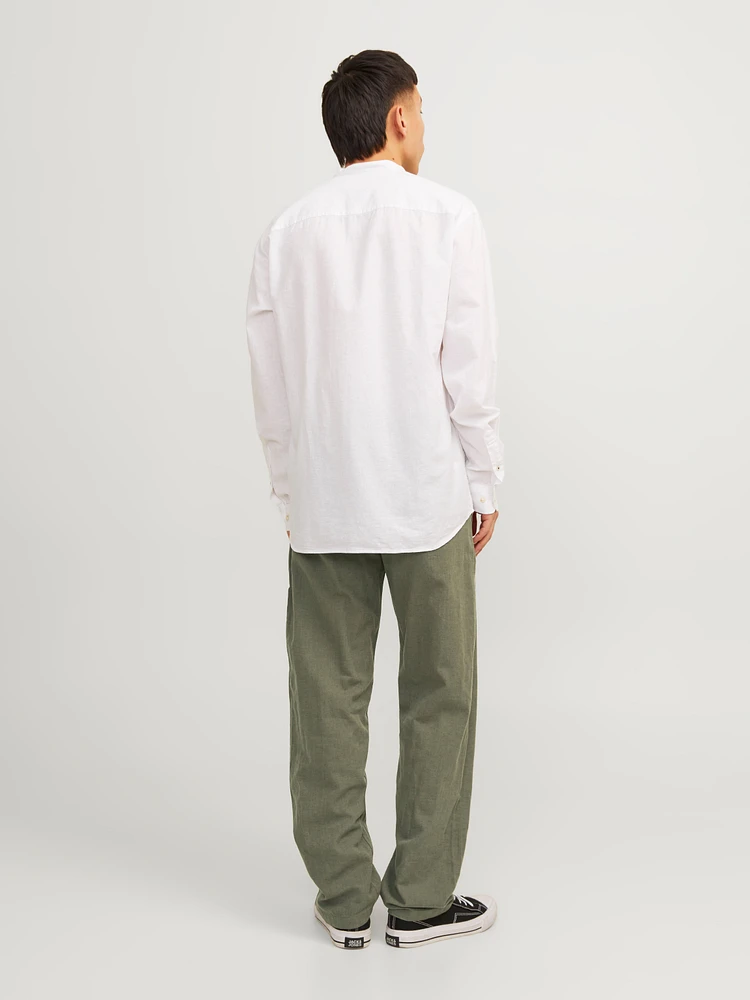 Relaxed Fit Chino Linen Pants | Jack & Jones®