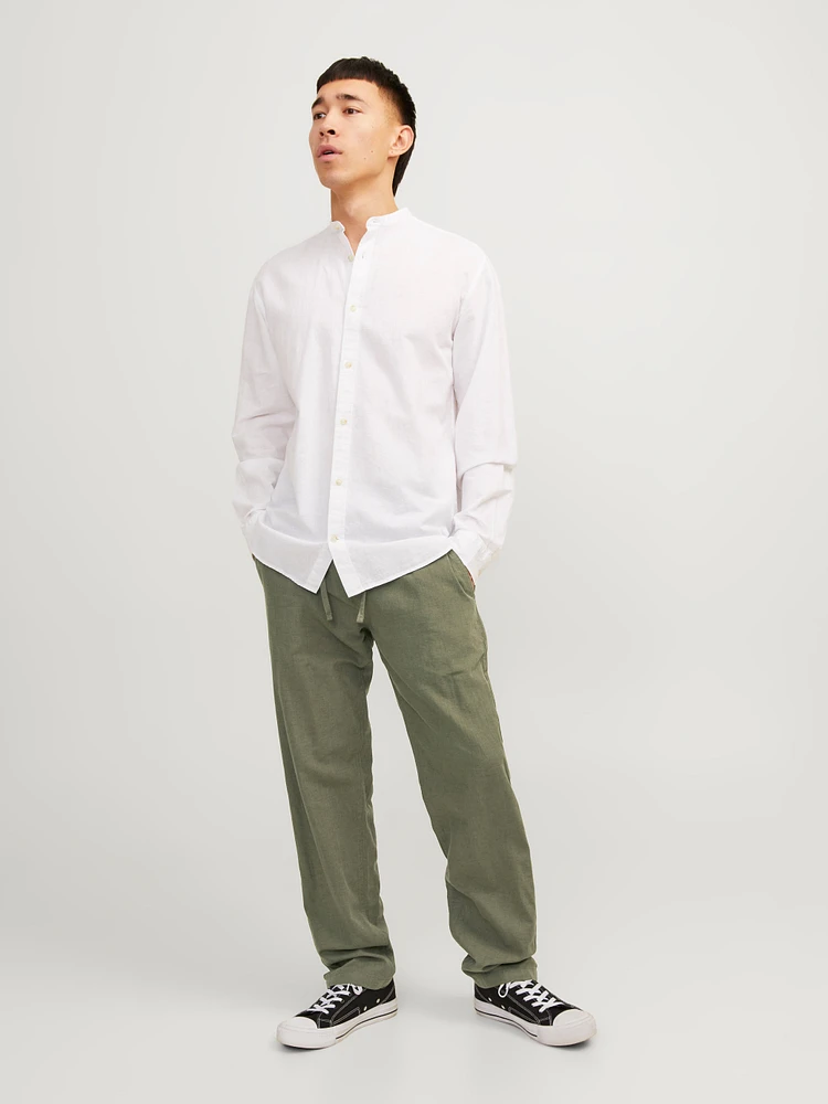 Relaxed Fit Chino Linen Pants | Jack & Jones®