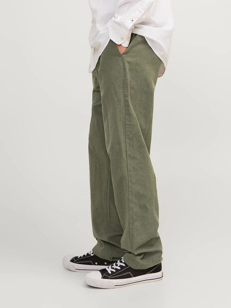 Relaxed Fit Chino Linen Pants | Jack & Jones®