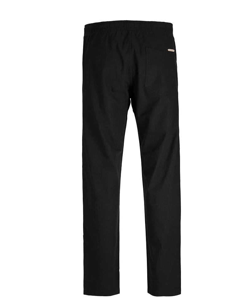 Pantalon mélange en lin à coupe décontractée | Jack & Jones