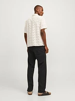 Pantalon mélange en lin à coupe décontractée | Jack & Jones