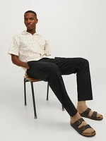 Pantalon mélange en lin à coupe décontractée | Jack & Jones