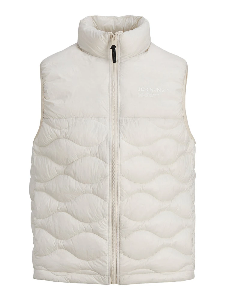 Regular Fit High neck Quilted gilet | Jack & Jones®