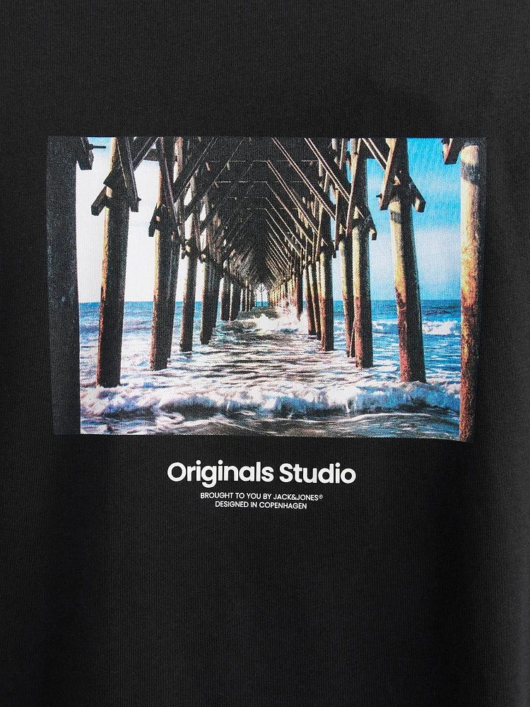 T-shirt Col rond Coupe décontractée | Jack & Jones