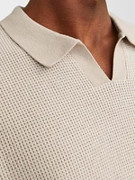 Regular Fit Split neck Sweater | Jack & Jones