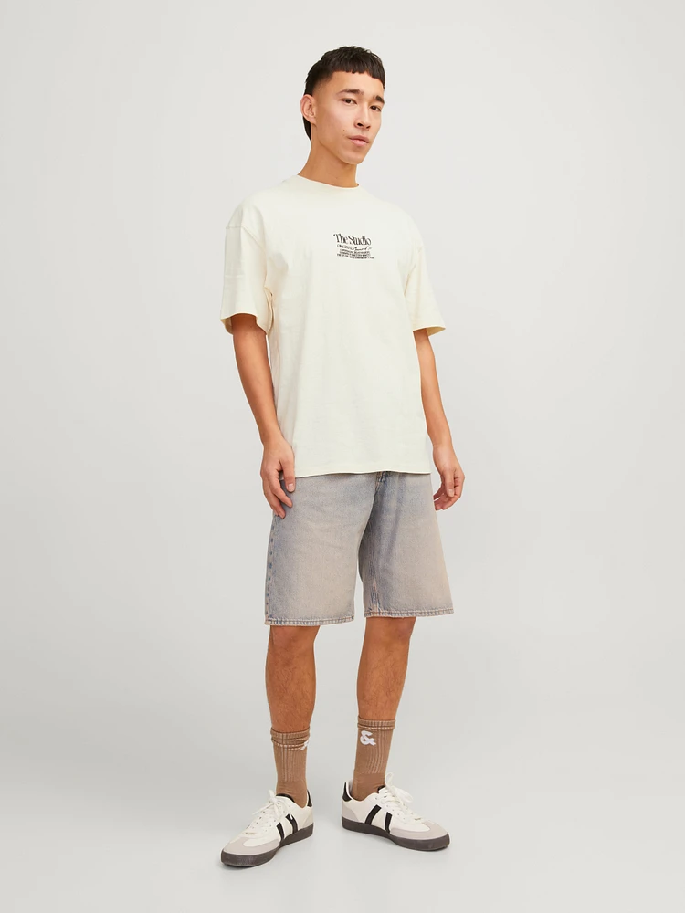 Wide Fit Crew neck T-Shirt | Jack & Jones