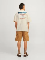 Wide Fit Crew neck T-Shirt | Jack & Jones