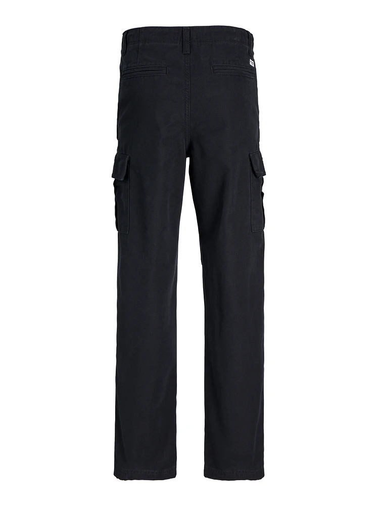 Pantalons cargo Wide Leg Fit Taille moyenne Ourlets repliés Junior | Jack & Jones