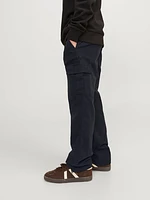 Pantalons cargo Wide Leg Fit Taille moyenne Ourlets repliés Junior | Jack & Jones