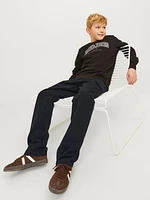 Pantalons cargo Wide Leg Fit Taille moyenne Ourlets repliés Junior | Jack & Jones