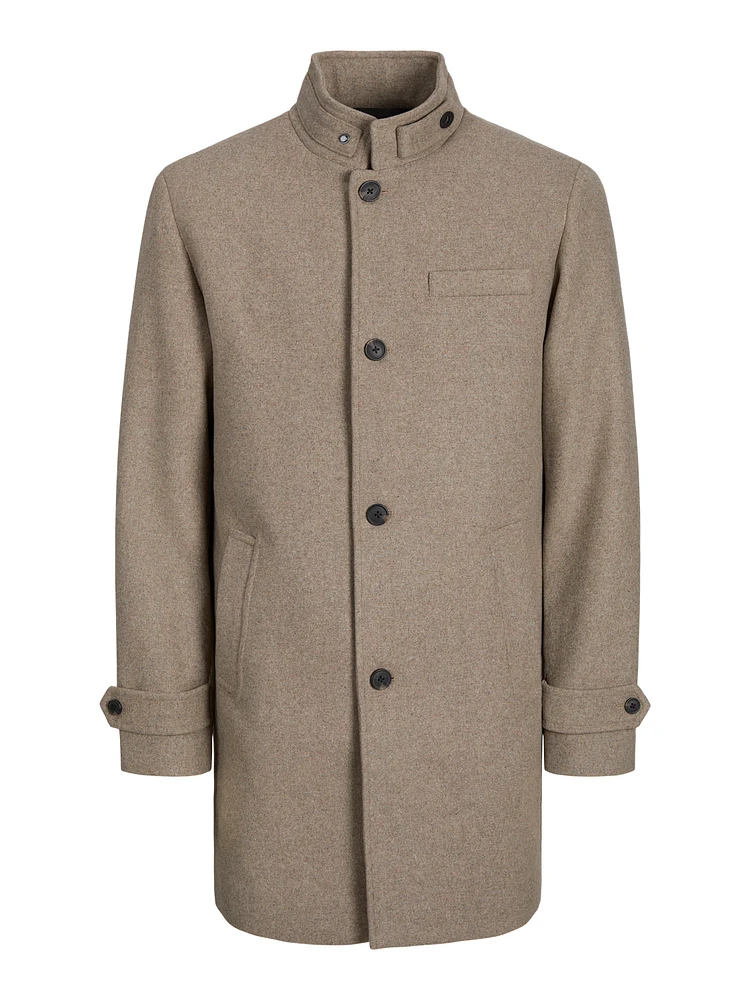 Regular Fit High neck Coat | Jack & Jones