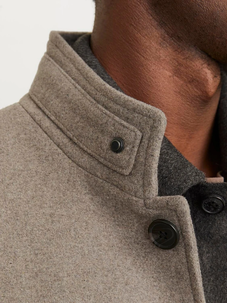 Regular Fit High neck Coat | Jack & Jones