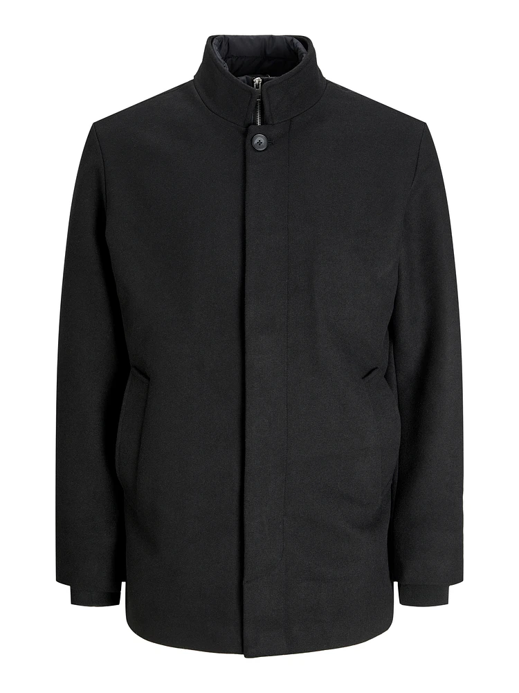 Regular Fit High stand-up collar Coat | Jack & Jones