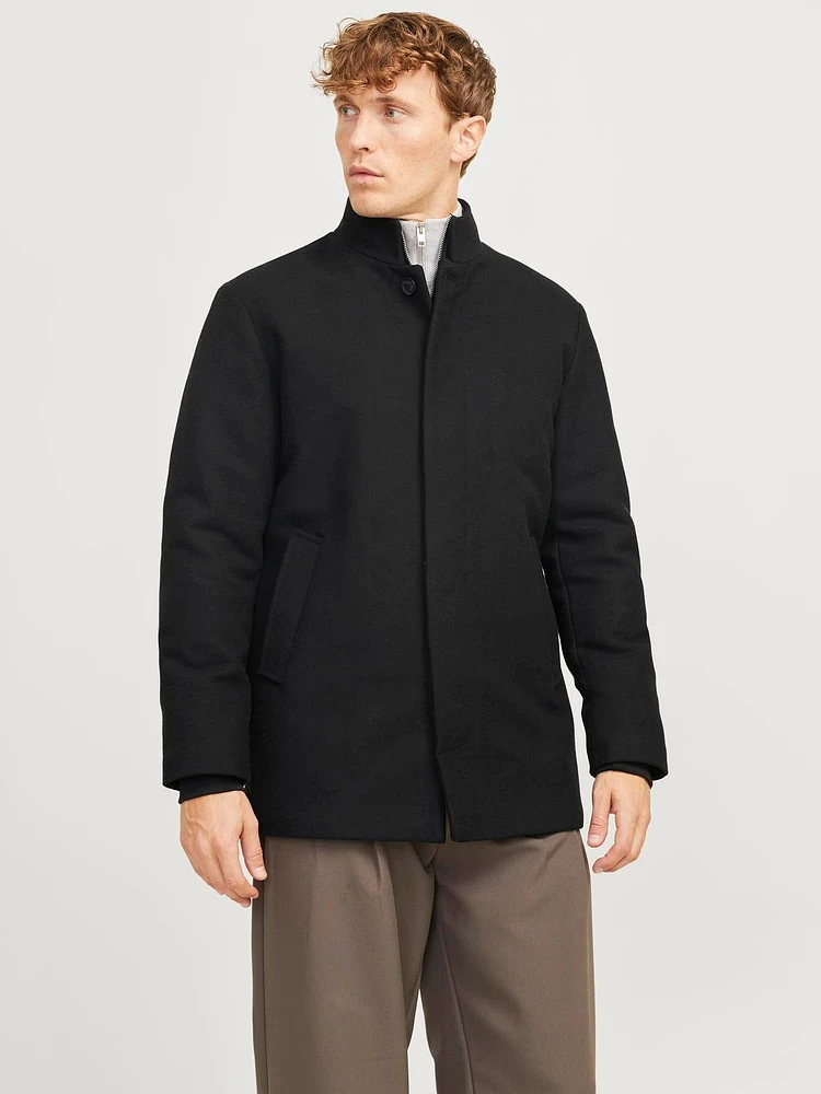 Regular Fit High stand-up collar Coat | Jack & Jones