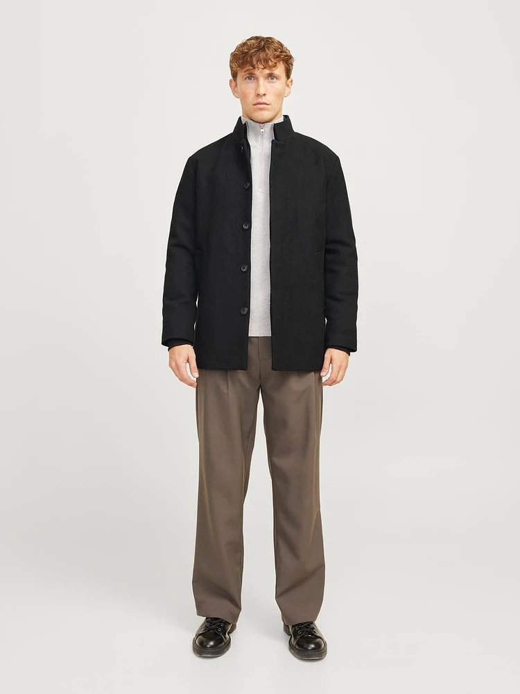 Regular Fit High stand-up collar Coat | Jack & Jones