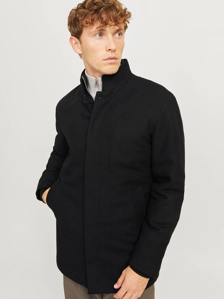 Regular Fit High stand-up collar Coat | Jack & Jones