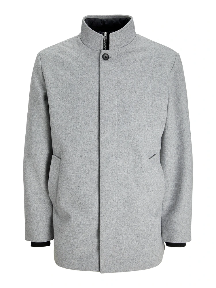 Regular Fit High stand-up collar Coat | Jack & Jones