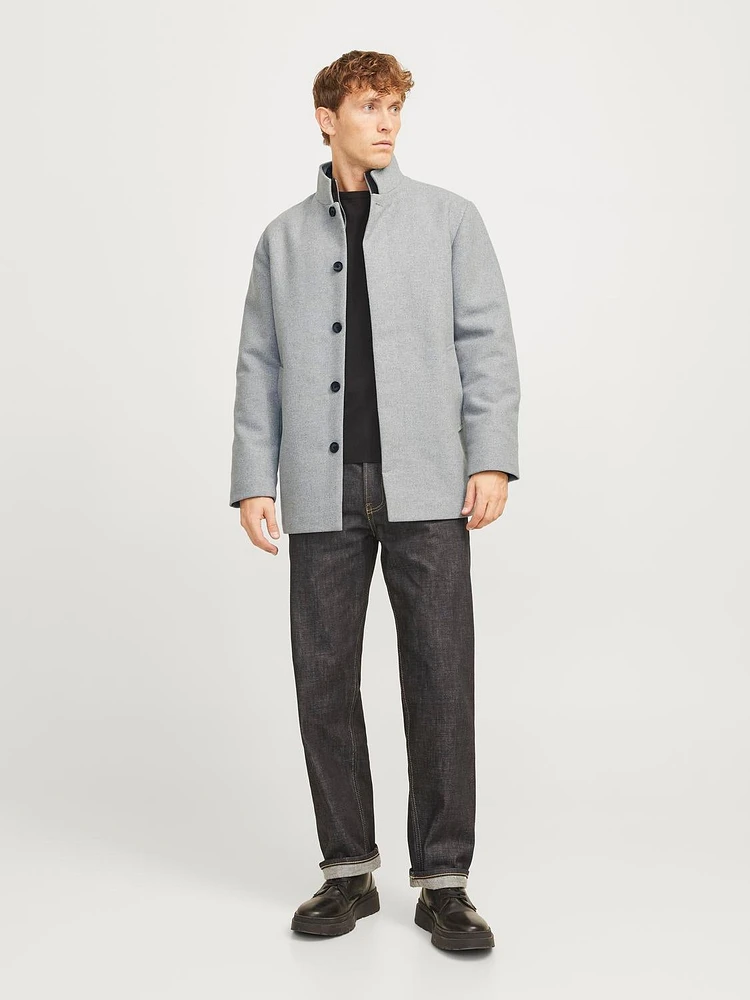 Regular Fit High stand-up collar Coat | Jack & Jones