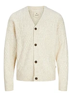 Cardigan Col en V Coupe décontractée | Jack & Jones