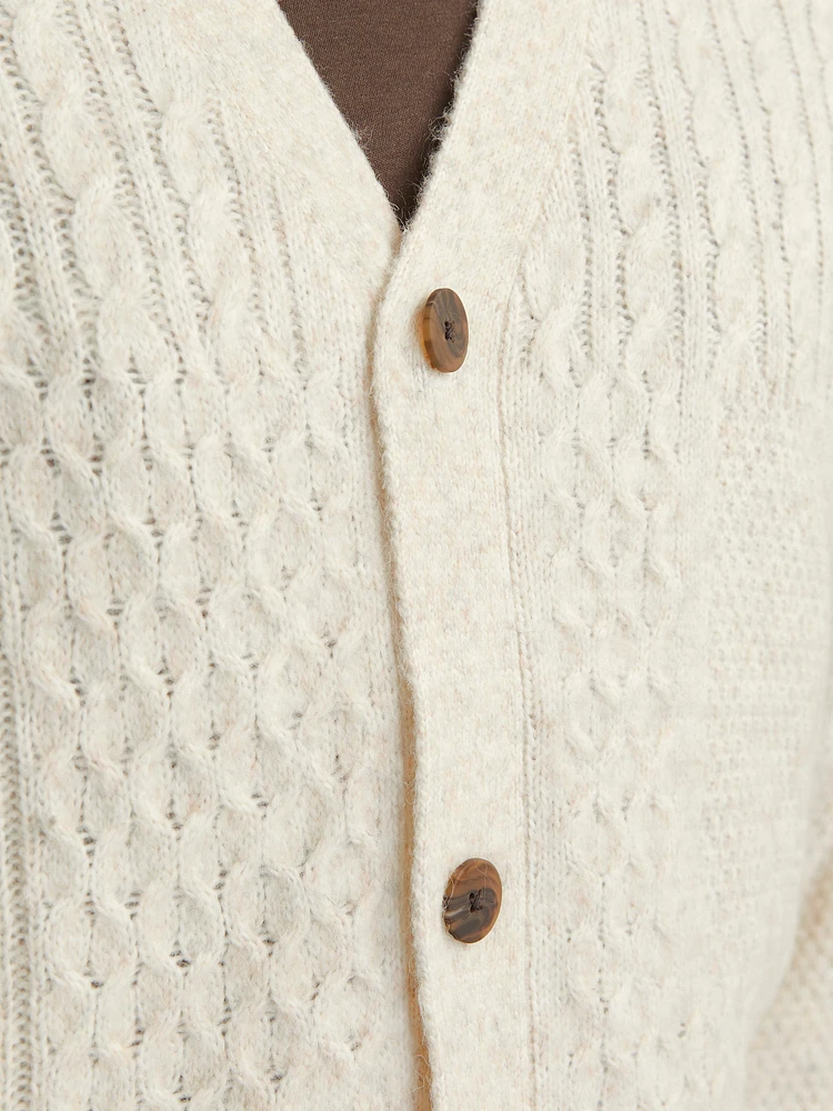 Relaxed Fit V-Neck Cardigan | Jack & Jones