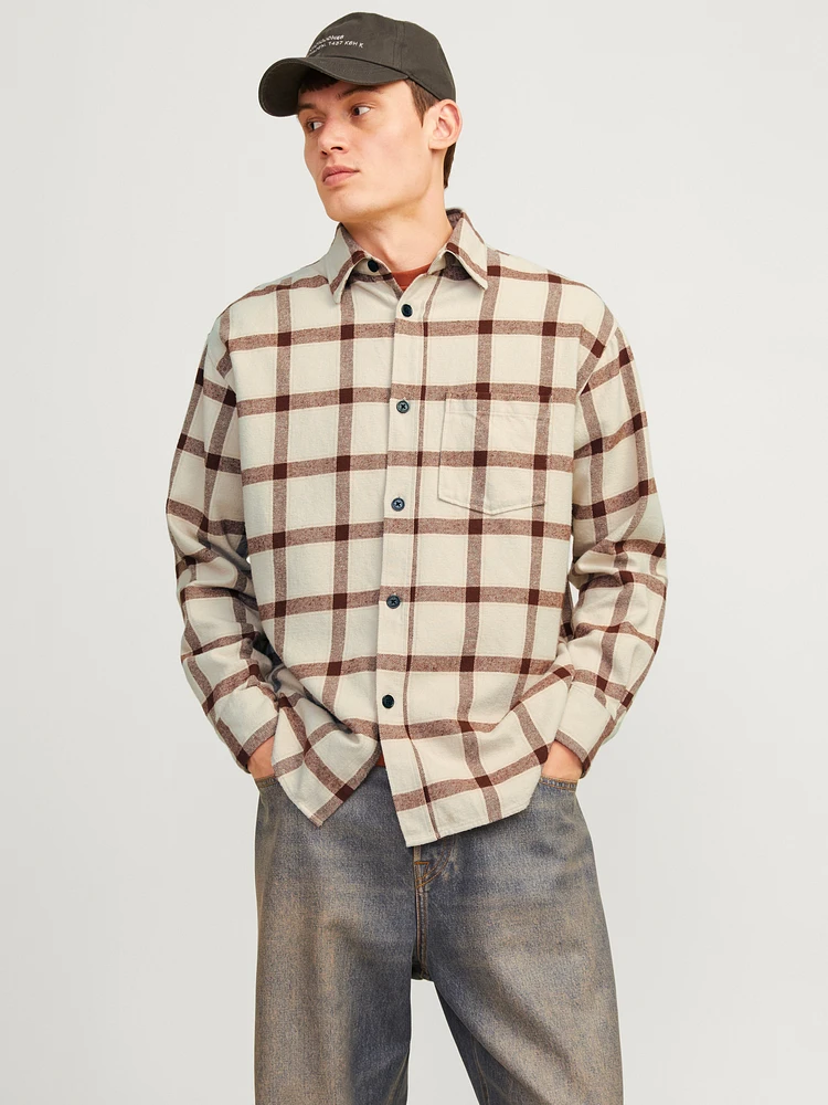 Relaxed Fit Plaid Shirt | Jack & Jones