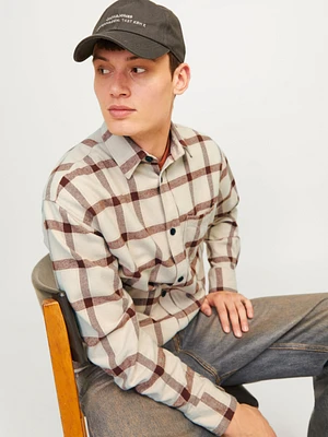 Relaxed Fit Plaid Shirt | Jack & Jones