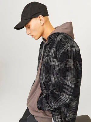 Relaxed Fit Corduroy Plaid Shirt | Jack & Jones