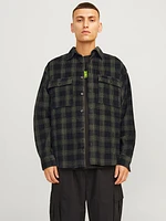 Relaxed Fit Corduroy Plaid Shirt | Jack & Jones