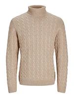 Chandail en tricot Col roulé Knit Fit | Jack & Jones®