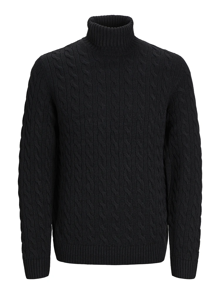 Knit Fit Roll neck Sweater | Jack & Jones