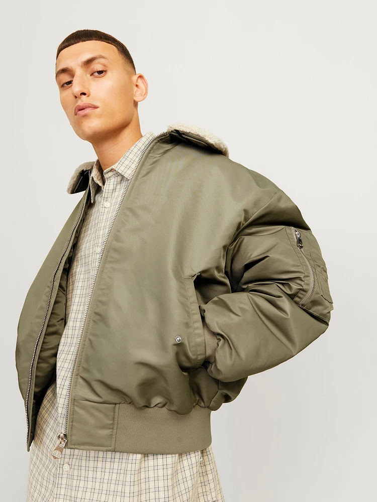 Spread collar Bomber Jacket | Jack & Jones®