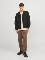 Wide Fit V-Neck Knit Cardigan | Jack & Jones