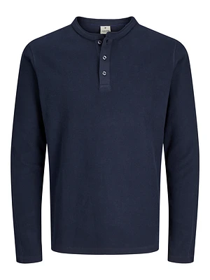 Long Sleeve Henley T-Shirt | Jack & Jones