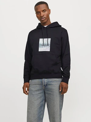 Chandail ouaté imprimé Coupe décontractée | Jack & Jones