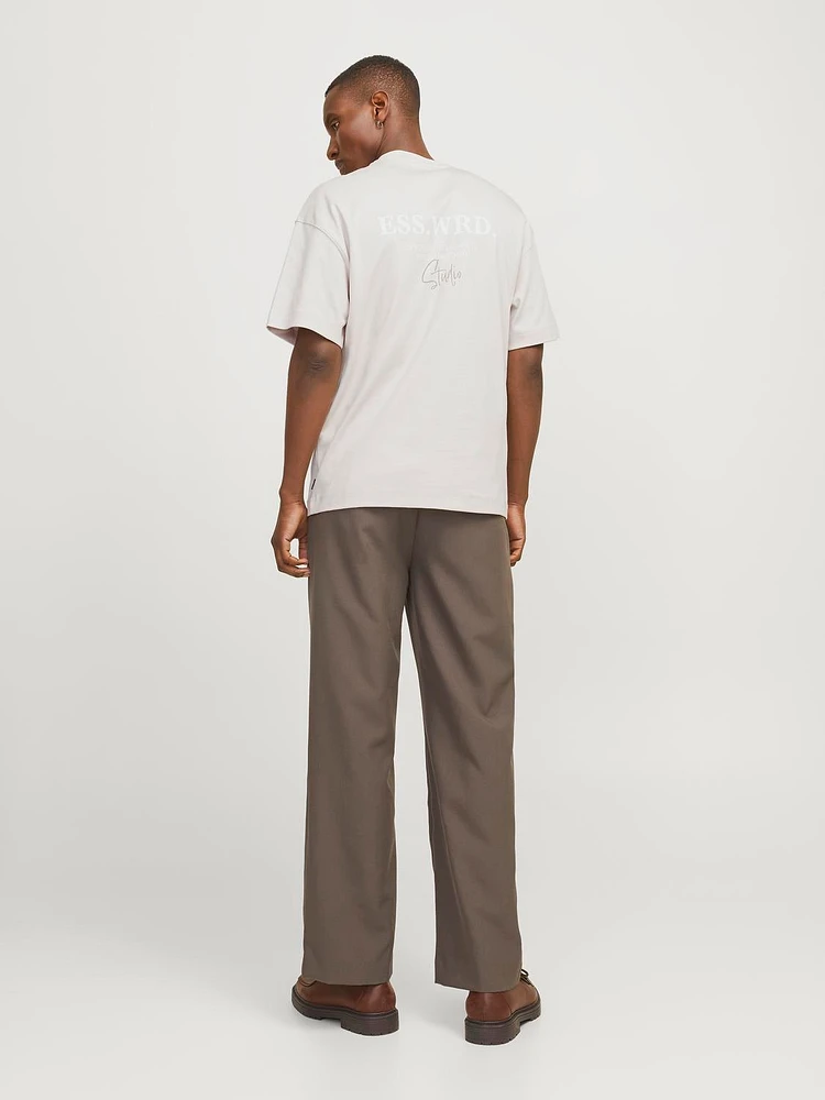 Wide Fit Round Neck T-Shirt | Jack & Jones