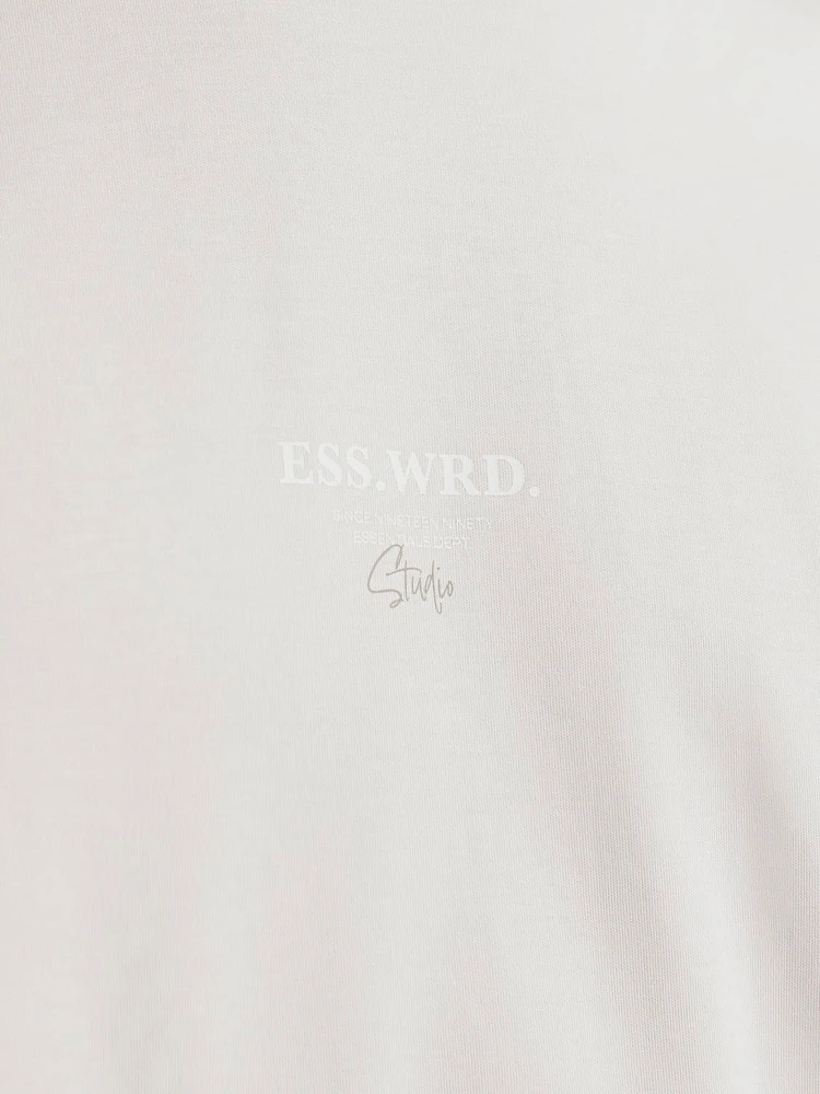 Wide Fit Round Neck T-Shirt | Jack & Jones