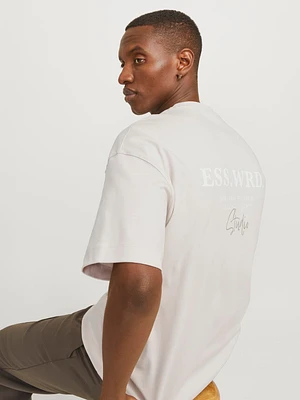 Wide Fit Round Neck T-Shirt | Jack & Jones
