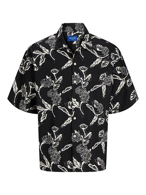 Linen-blend Wide Fit Shirt | Jack & Jones