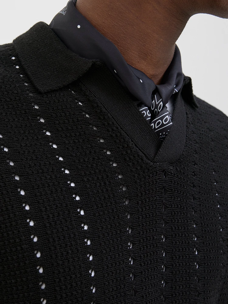 Loose Fit Knitted Polo | Jack & Jones