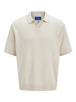 Loose Fit Knitted Polo-Shirt | Jack & Jones