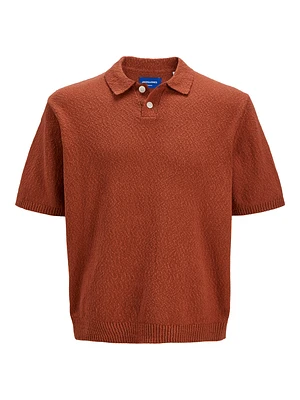 Loose Fit Knitted Polo-Shirt | Jack & Jones