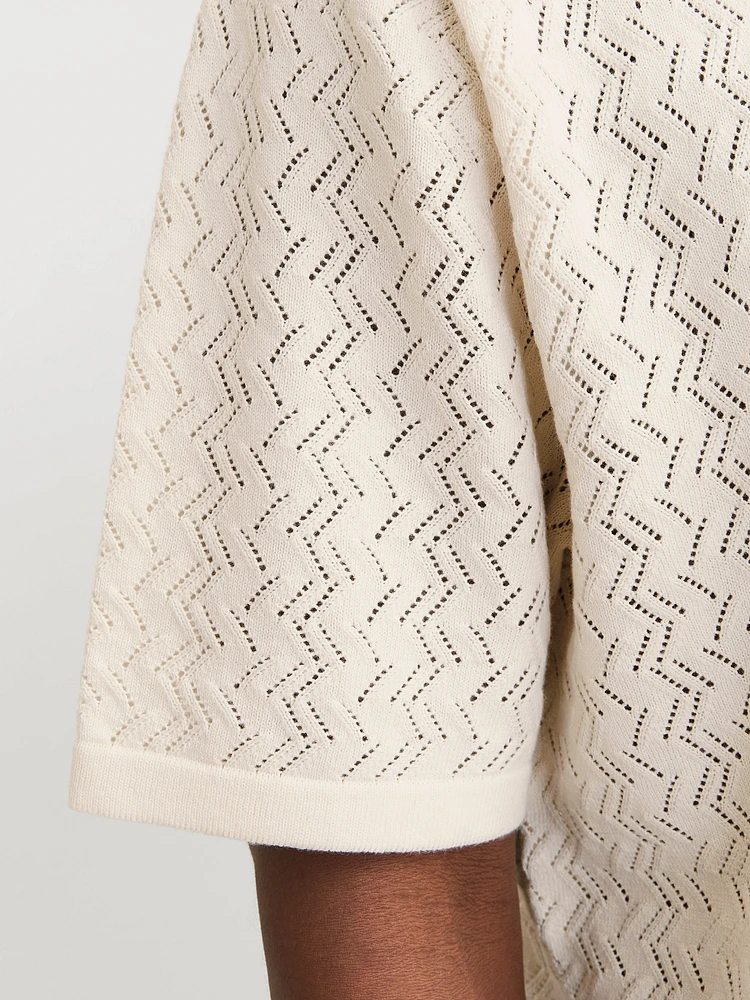Loose Fit Knitted Shirt | Jack & Jones