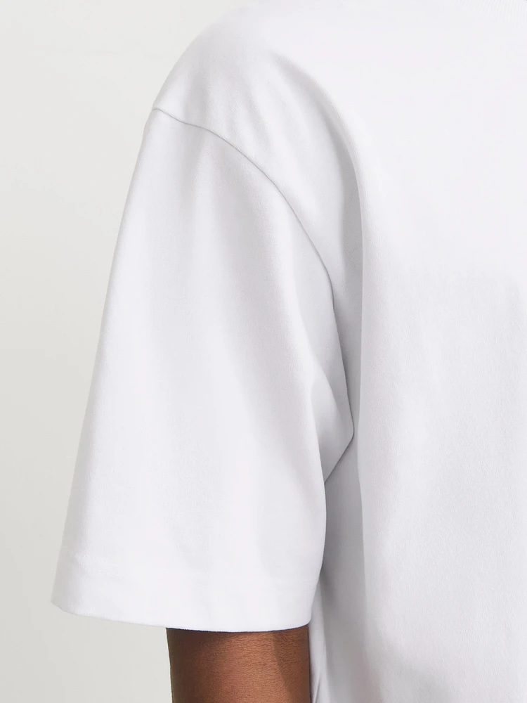 T-shirt Col rond Coupe ample écourtée | Jack & Jones