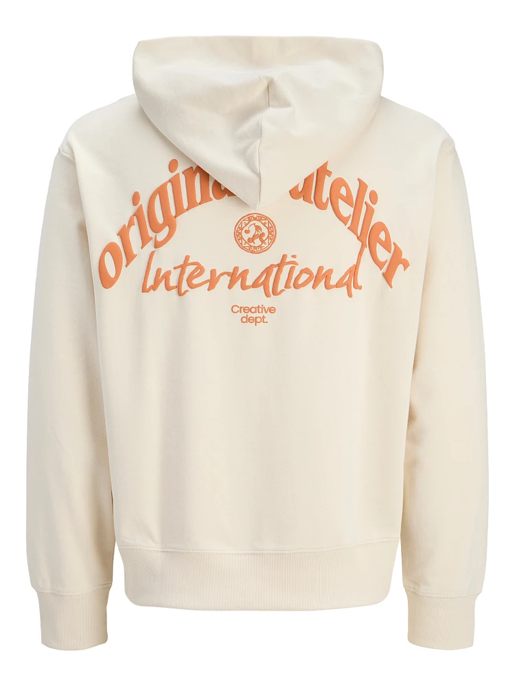 Chandail ouaté à capuchon Coupe décontractée | Jack & Jones