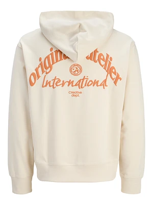 Chandail ouaté à capuchon Coupe décontractée | Jack & Jones