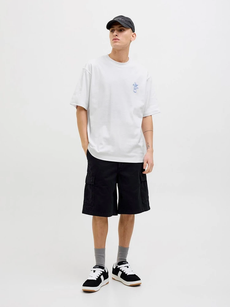 Wide Fit Round Neck T-Shirt | Jack & Jones