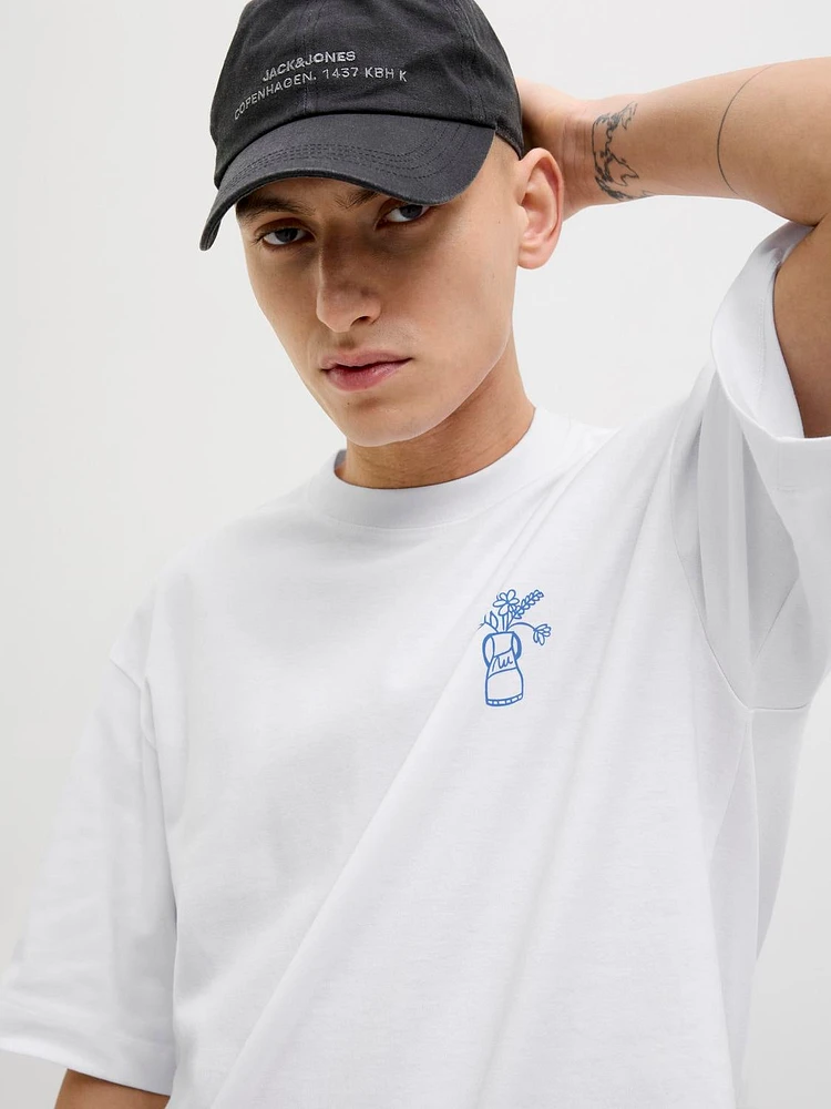 Wide Fit Round Neck T-Shirt | Jack & Jones
