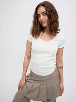 T-shirts Stretch Fit Col en V | Jack & Jones