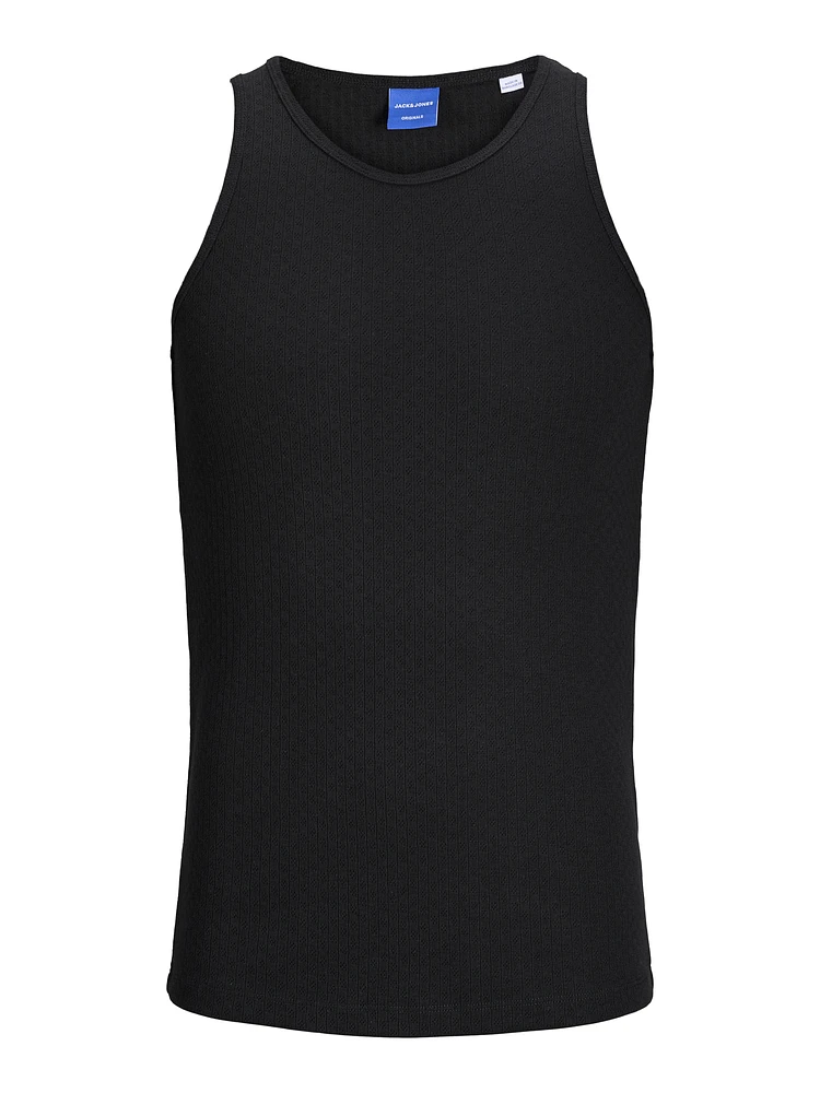 Rib Fit Crew neck Tank Top | Jack & Jones